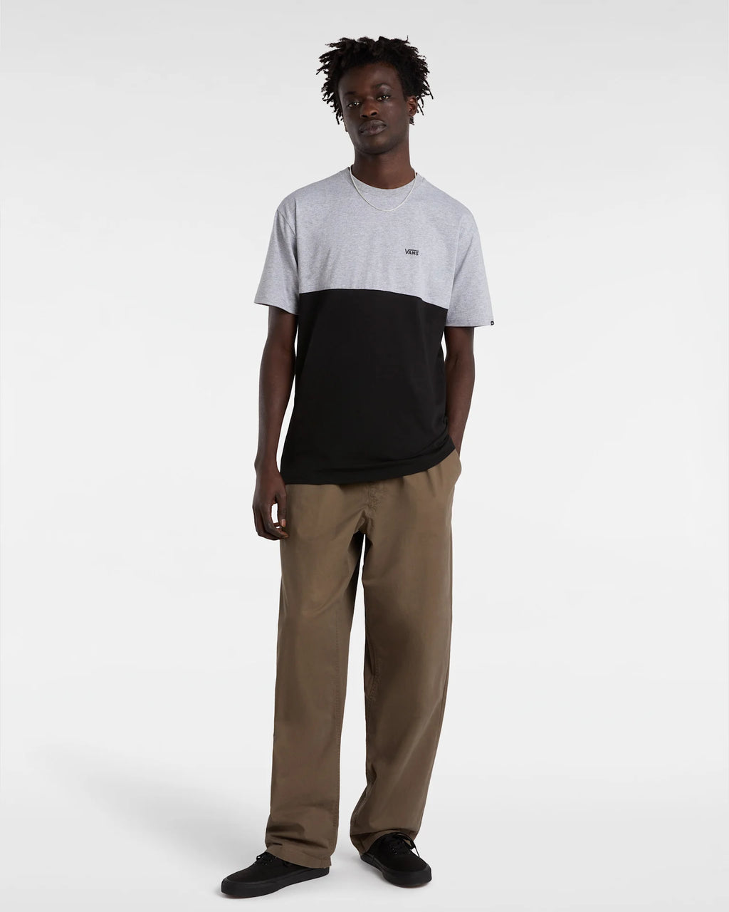 Vans MN COLORBLOCK TEE Athletic Heathe Textil VN0A3CZDATJ1 - 5