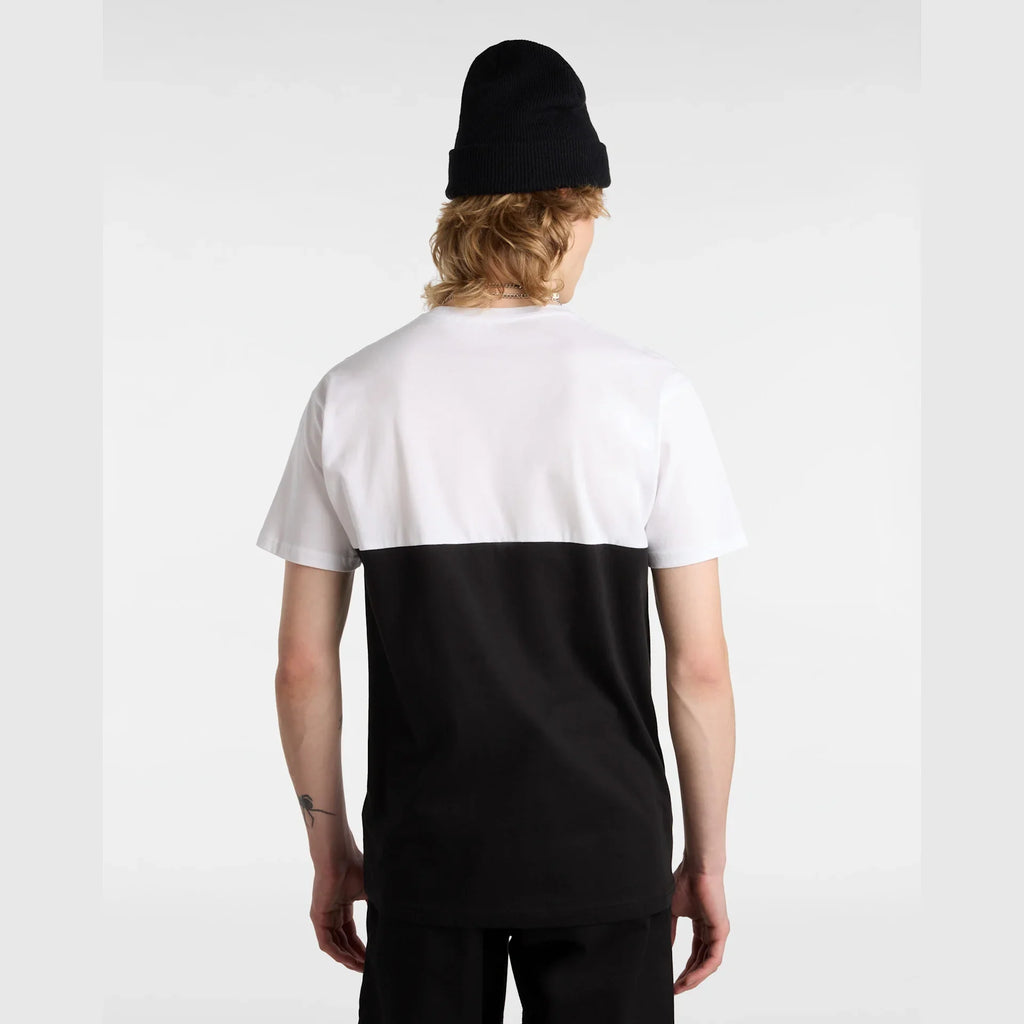 VANS MN COLORBLOCK TEE Black/White kép 4