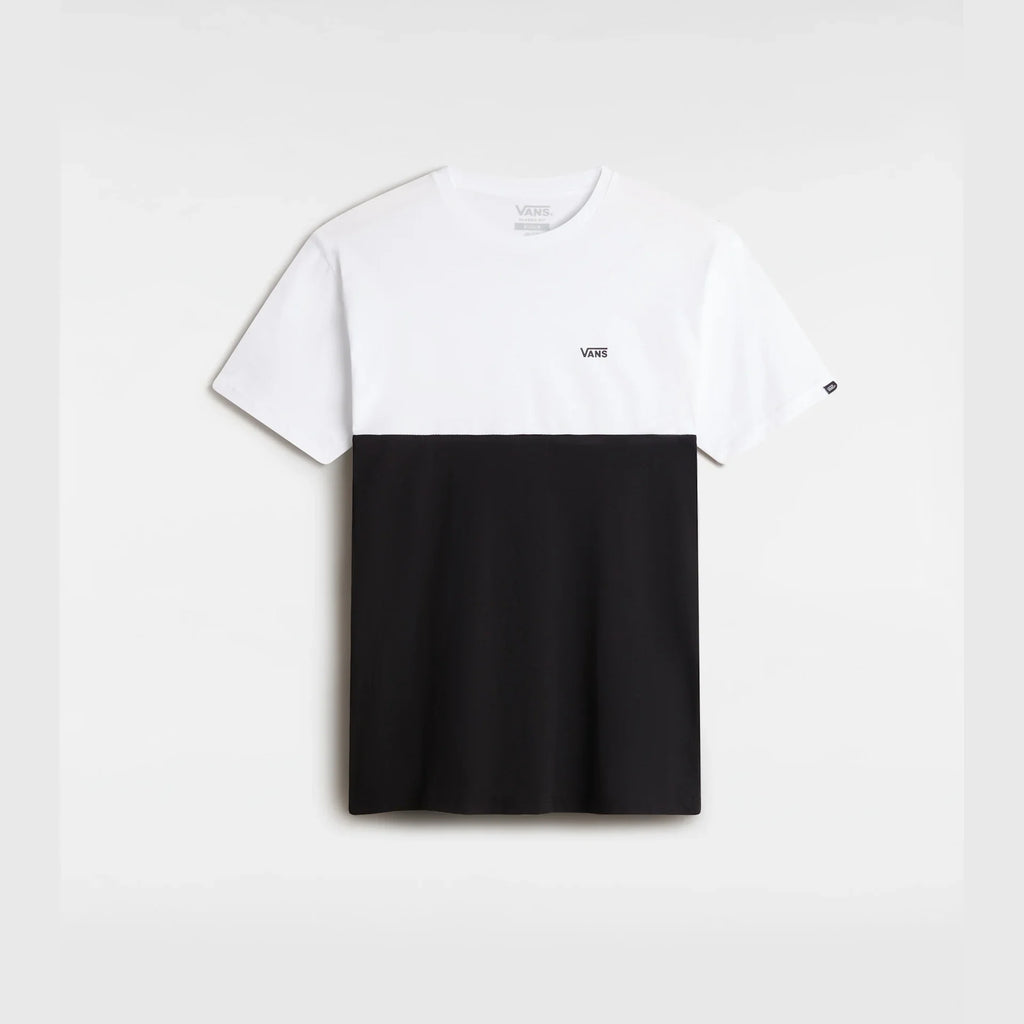 VANS MN COLORBLOCK TEE Black/White kép 1