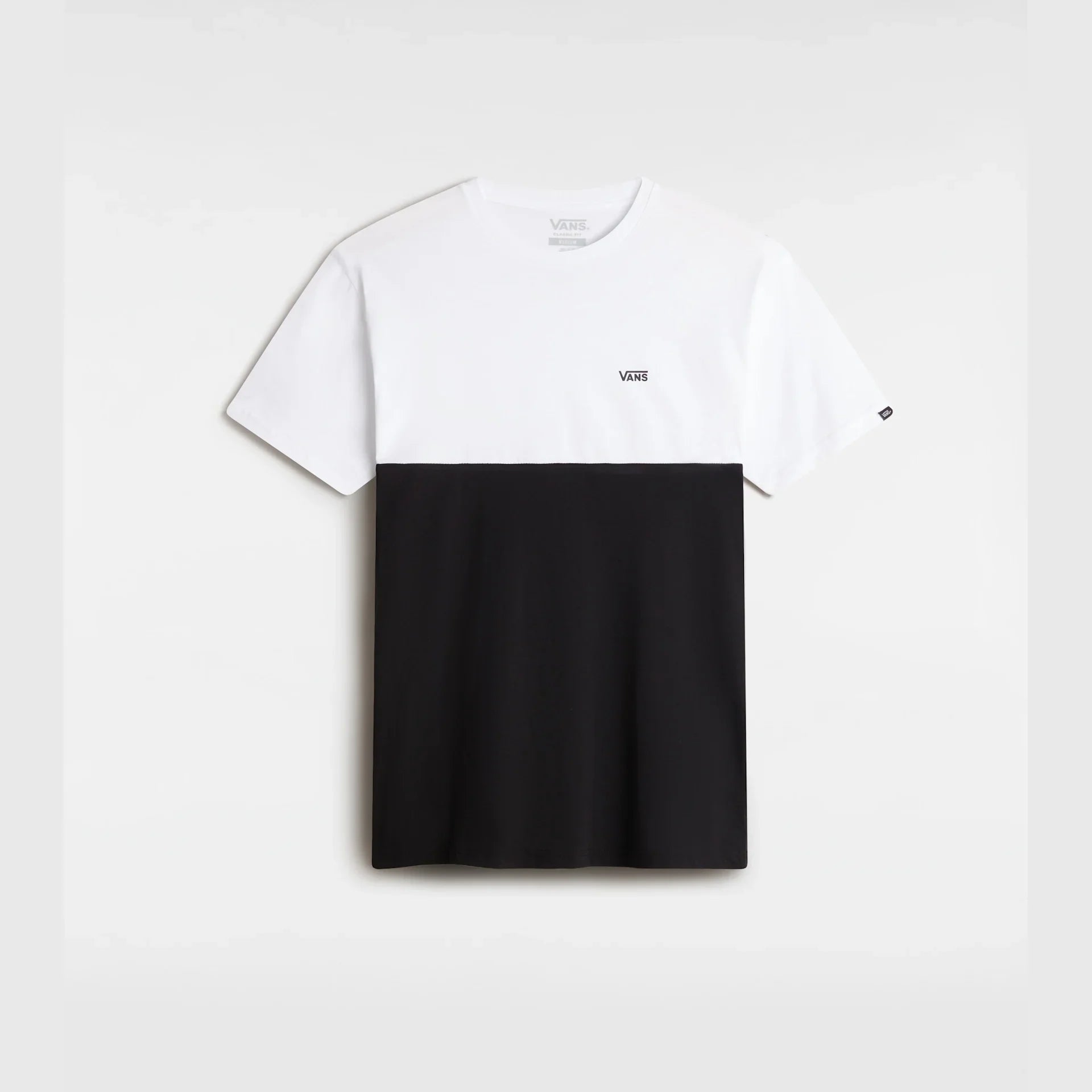VANS MN COLORBLOCK TEE Black/White kép 1