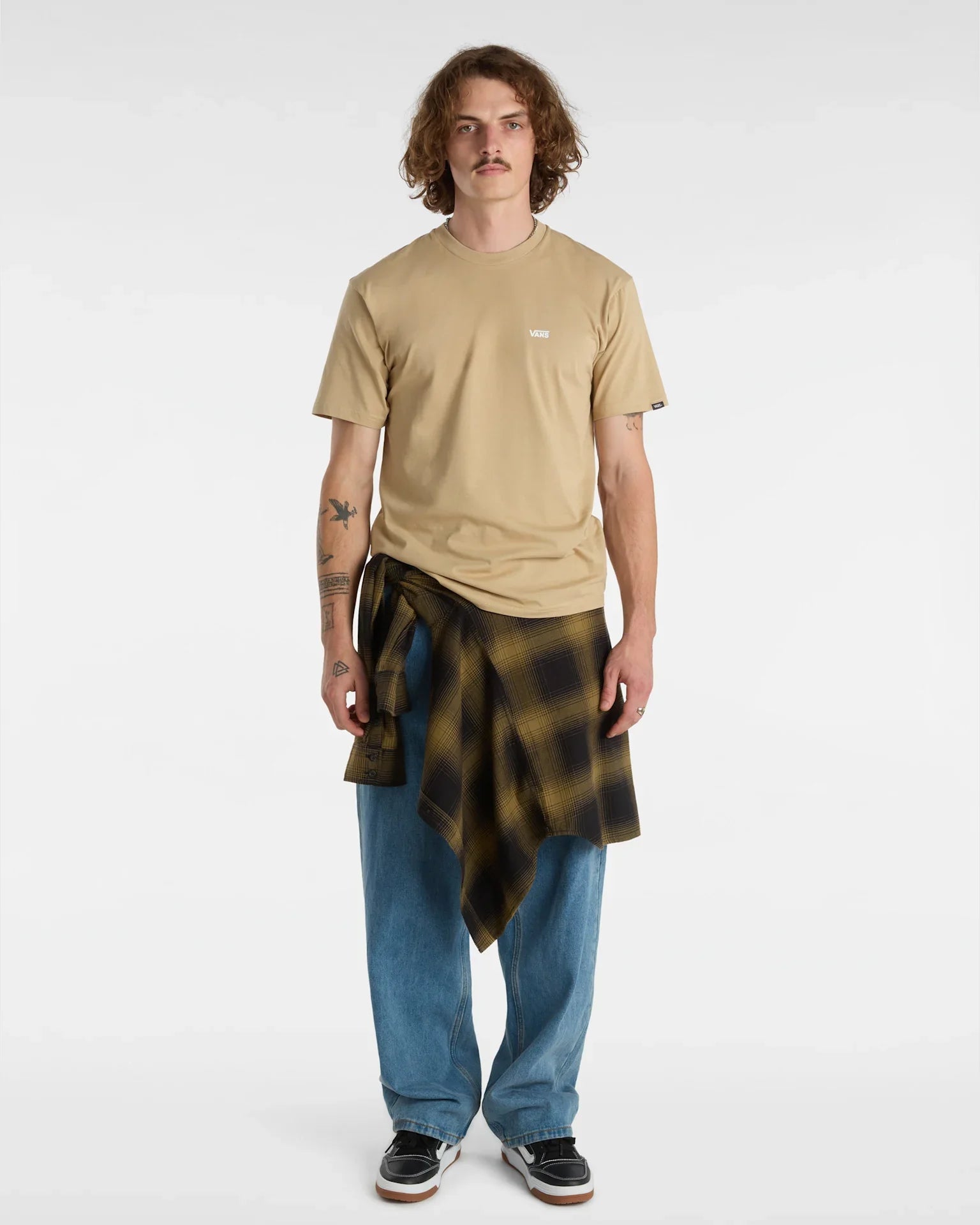 VANS LEFT CHEST LOGO TEE Incense Póló kép 5