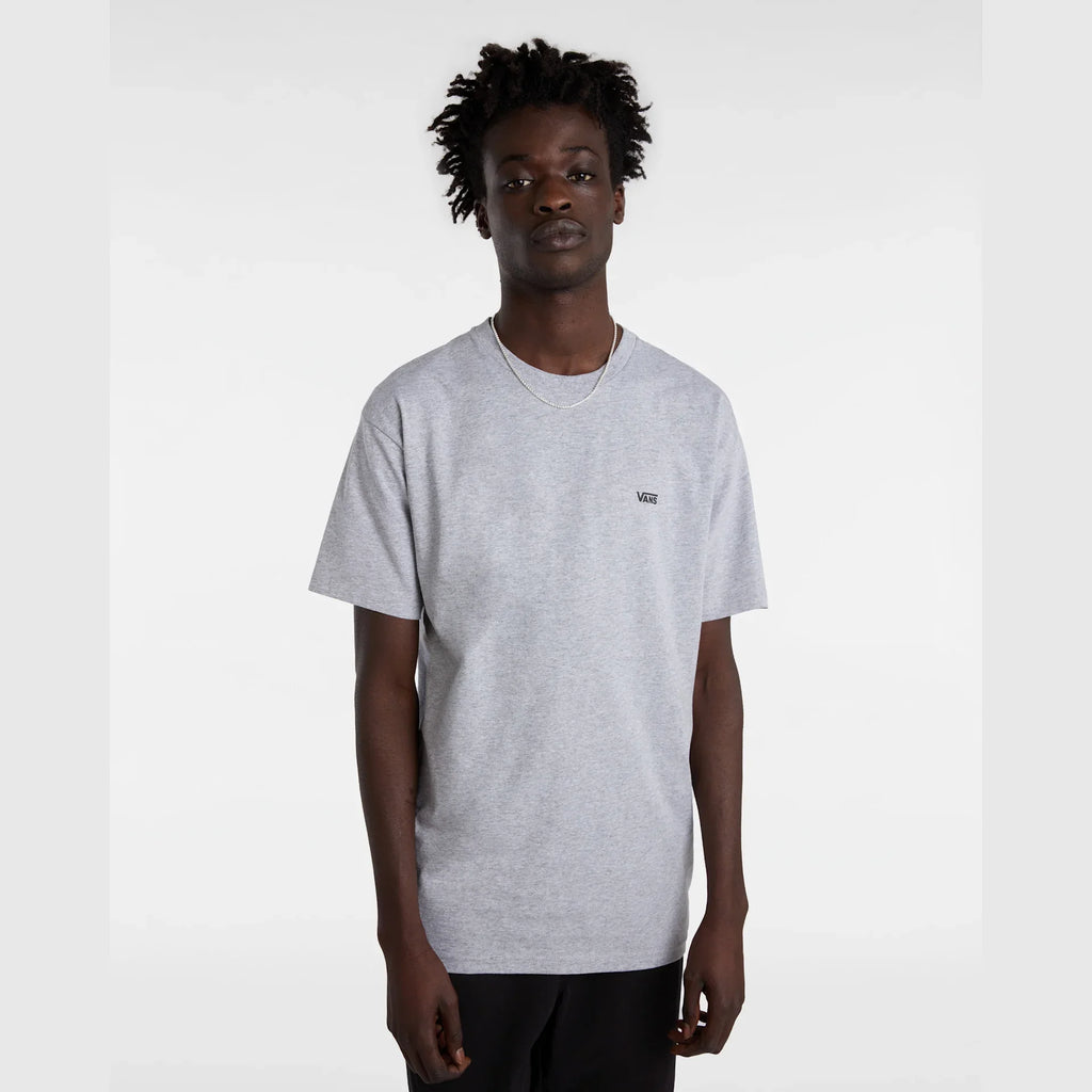 VANS LEFT CHEST LOGO TEE Athletic Heather/Black Póló kép 5