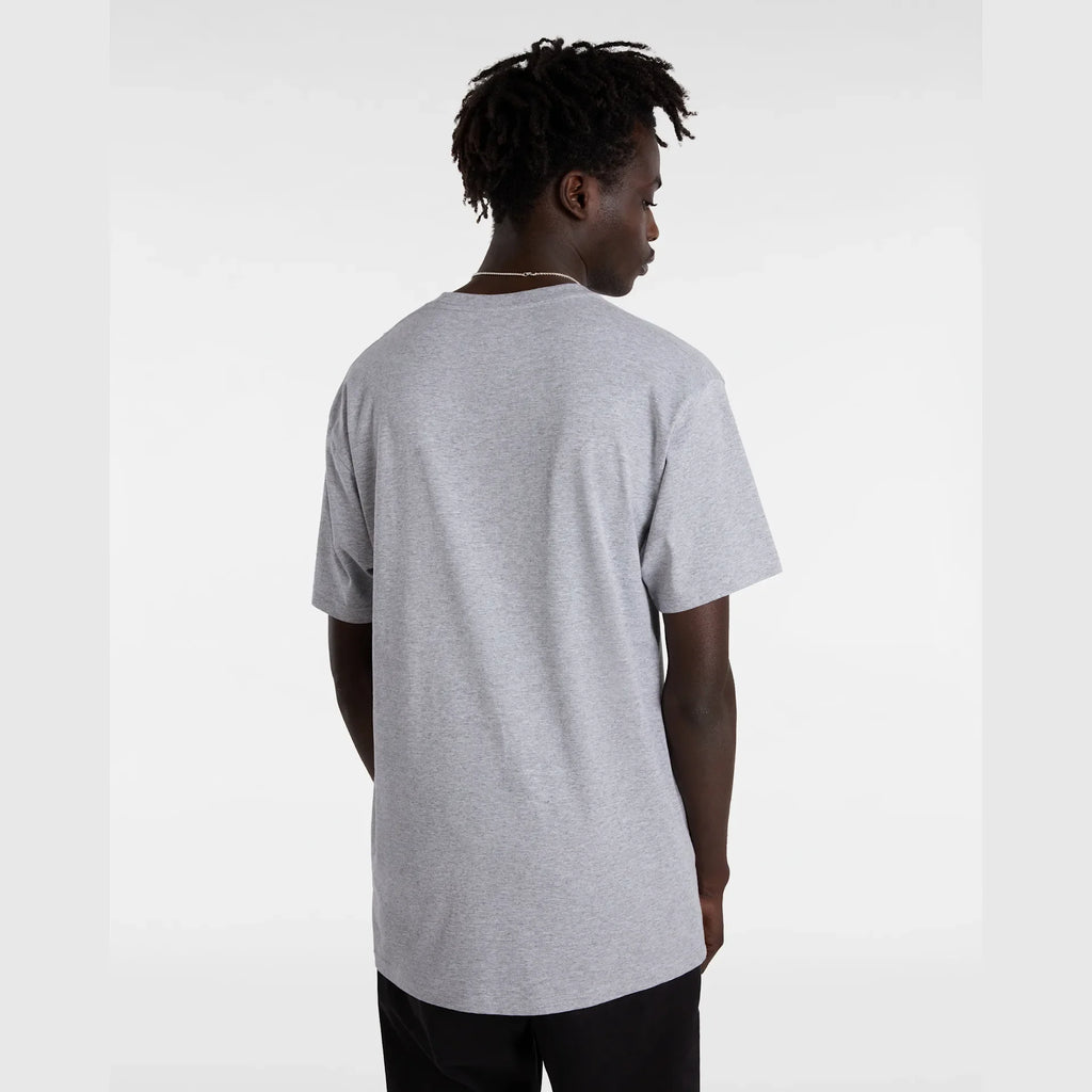 VANS LEFT CHEST LOGO TEE Athletic Heather/Black Póló kép 6