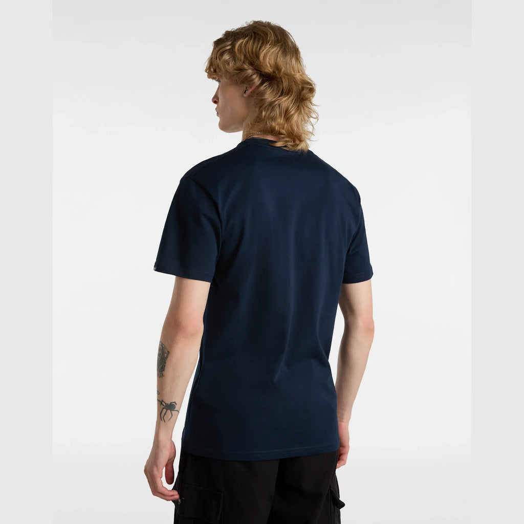 VANS LEFT CHEST LOGO TEE Navy/White Póló kép 6