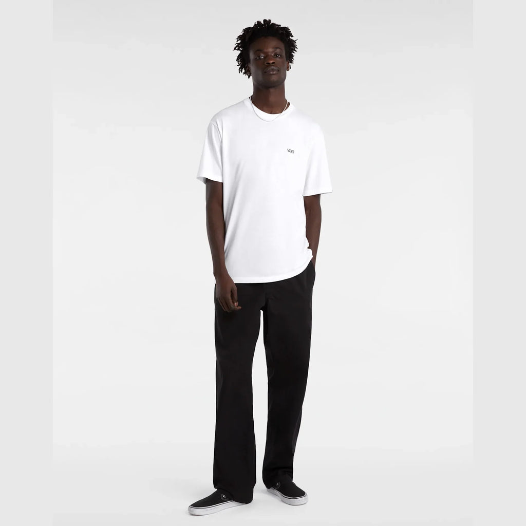 VANS LEFT CHEST LOGO TEE White/Black Póló kép 5
