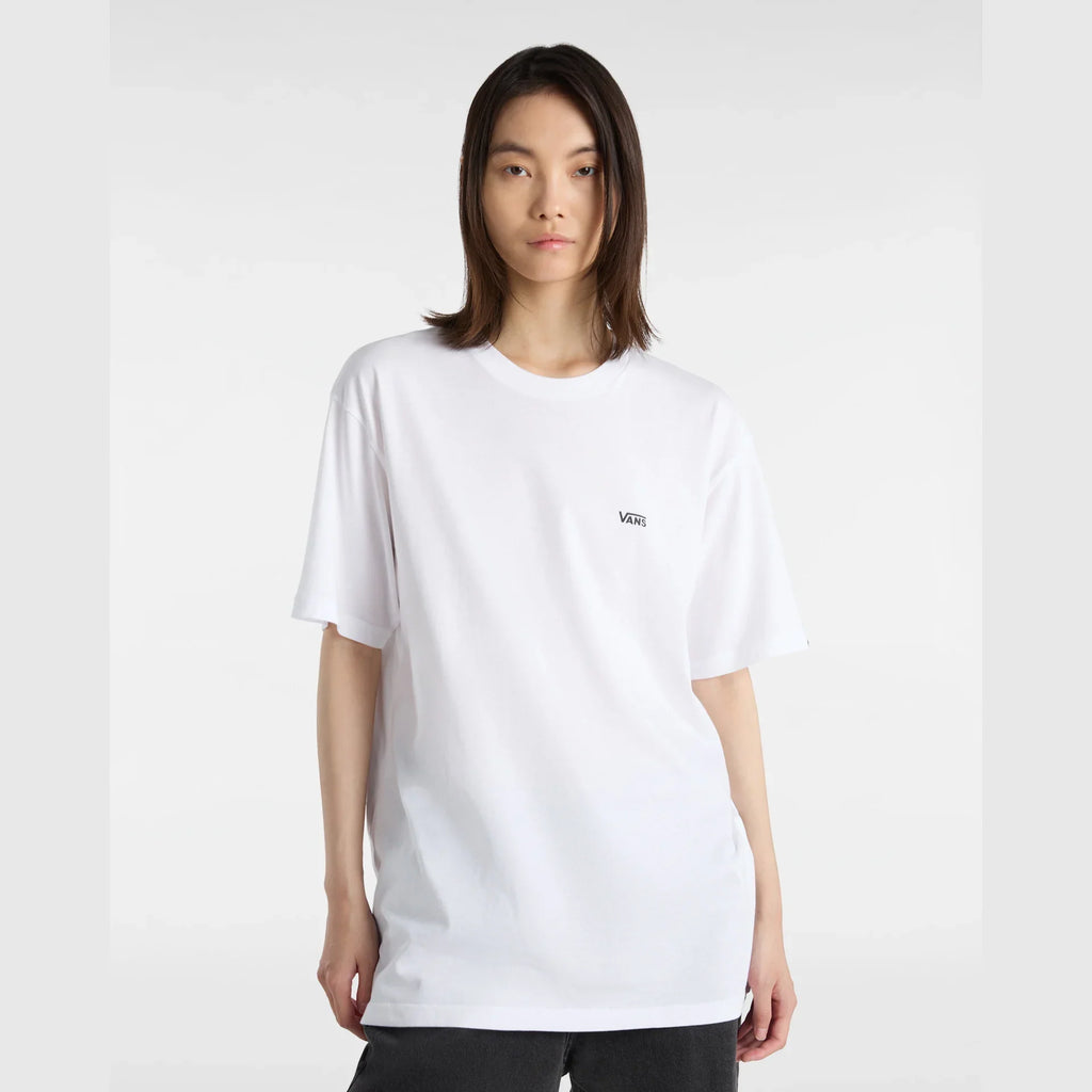 VANS LEFT CHEST LOGO TEE White/Black Póló kép 7