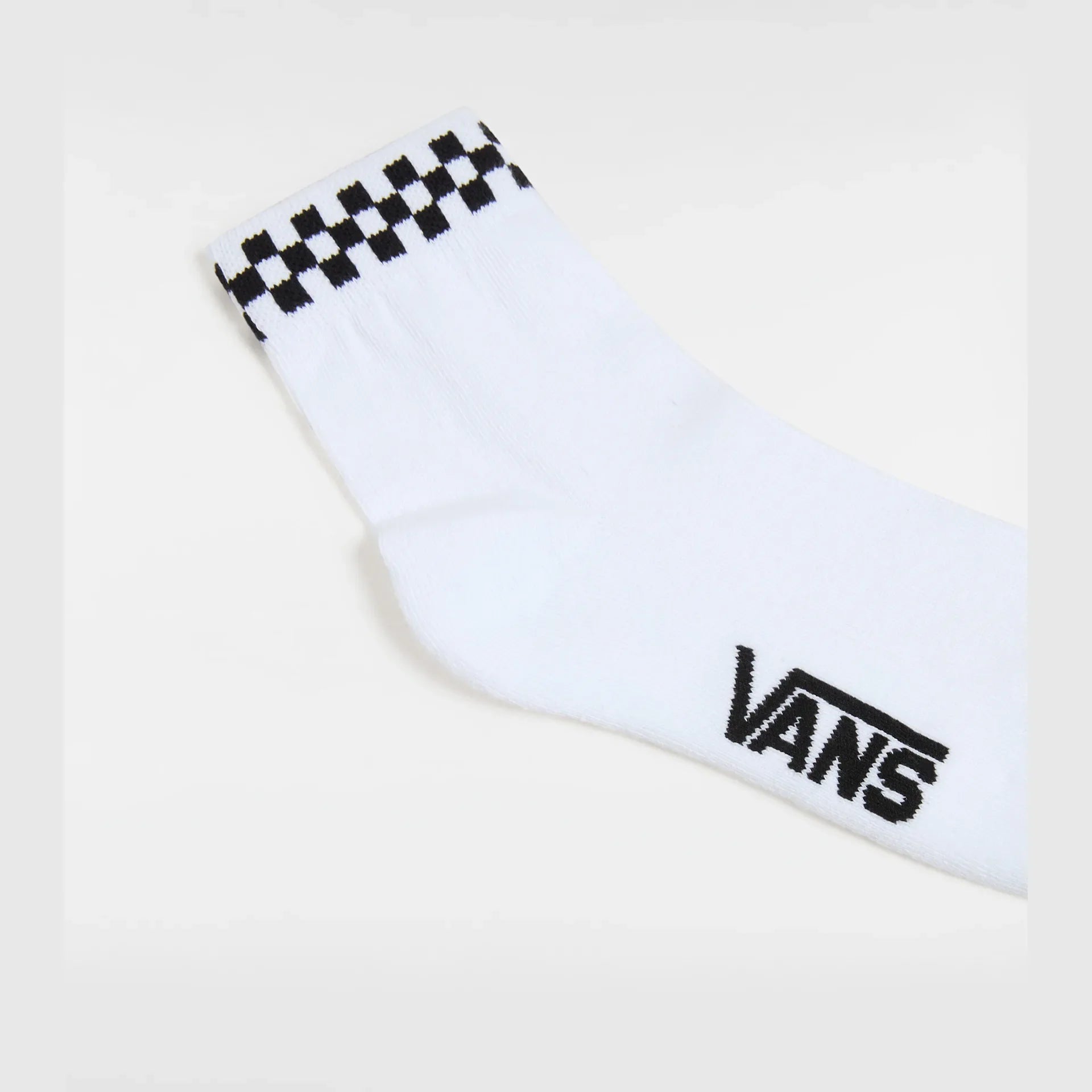VANS Peek-A-Check Crew 6.5-10 1pk ROX White/Black kép 3