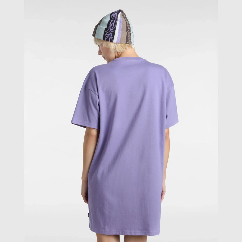 VANS CENTER VEE TEE DRESS Purple Haze Ruha kép 4