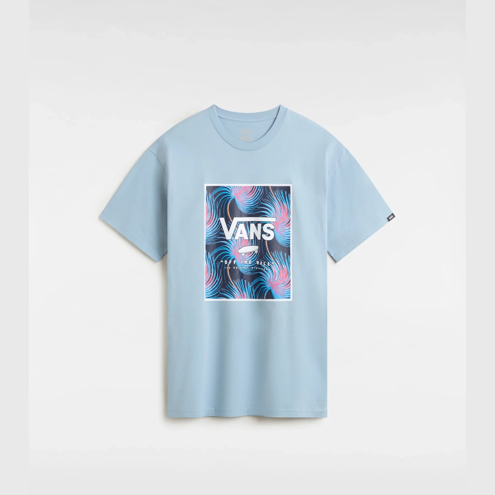 VANS MN CLASSIC PRINT BOX DUSTY BLUE/WHITE kép 1