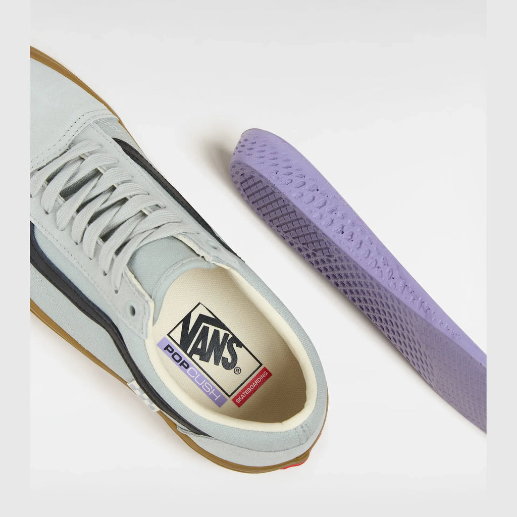VANS Skate Old Skool GREY/GUM Cipő kép 7