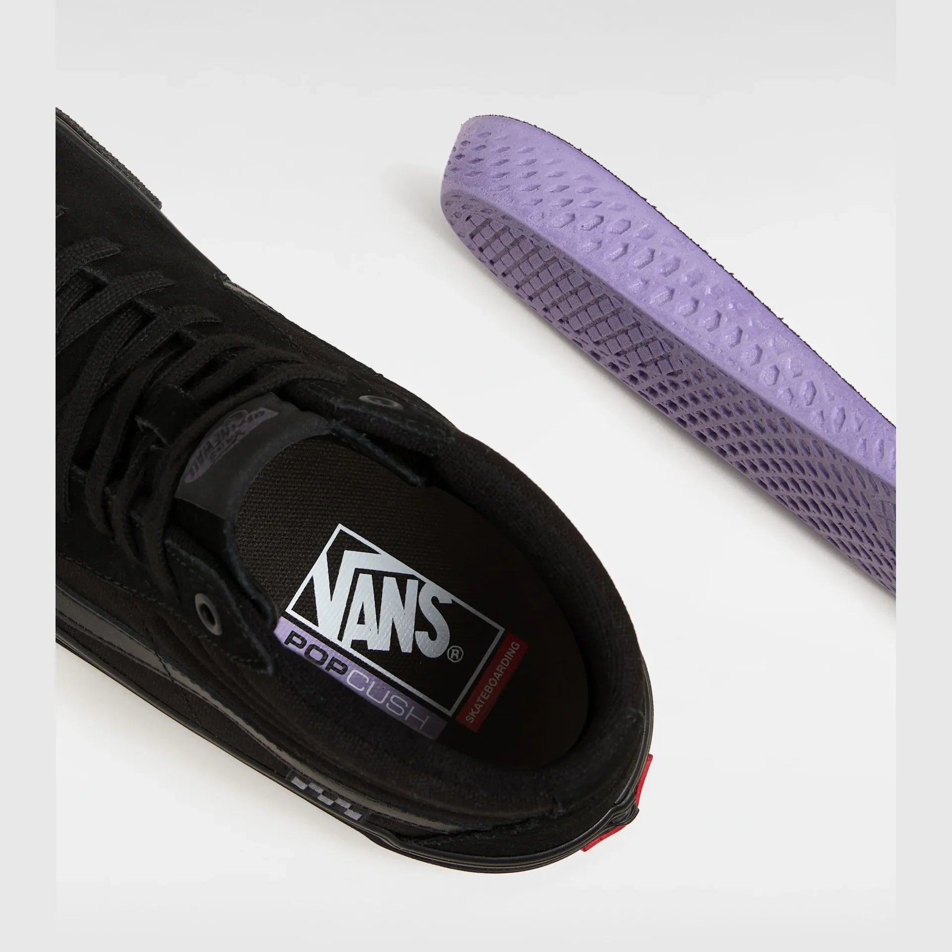 VANS Skate SK8-Hi Black/Black Cipő kép 7