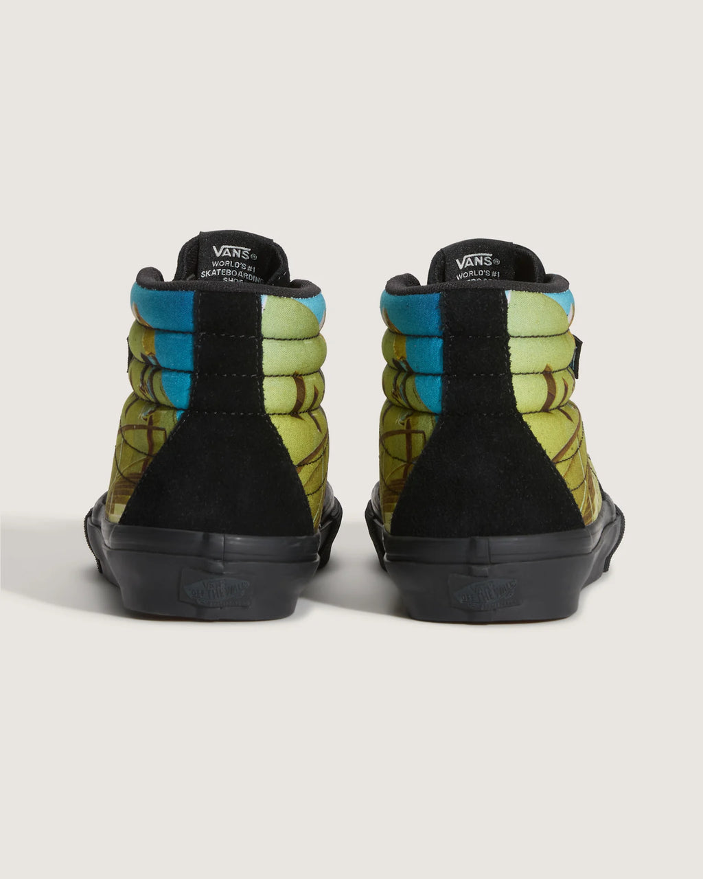 Vans Skate SK8-Hi Atiba Black/Multi Cipő VN0A5FCCBOV1 - 4