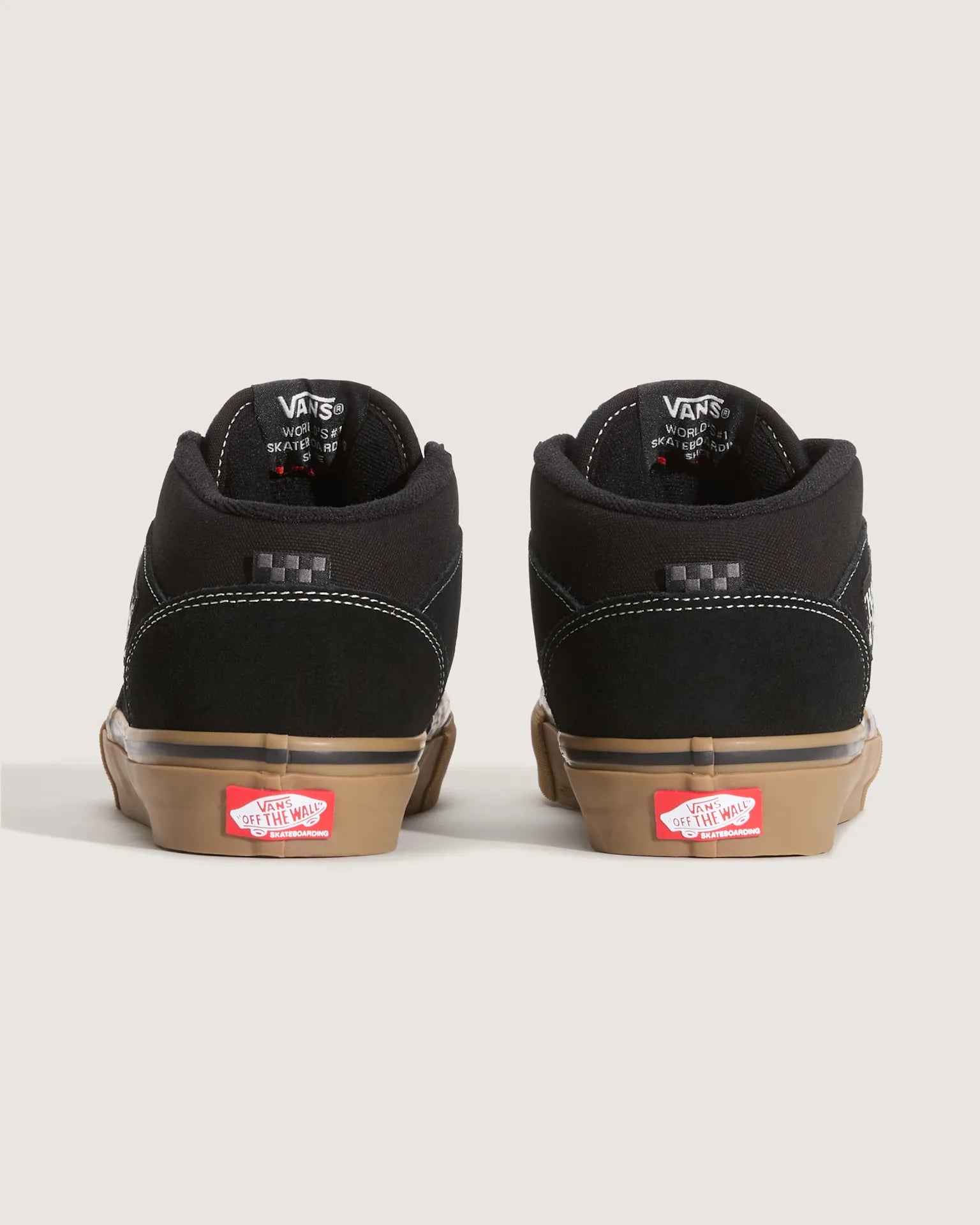 VANS Skate Half Cab Black/Gum/White Cipő VN0A5FCDB9K1 - 4