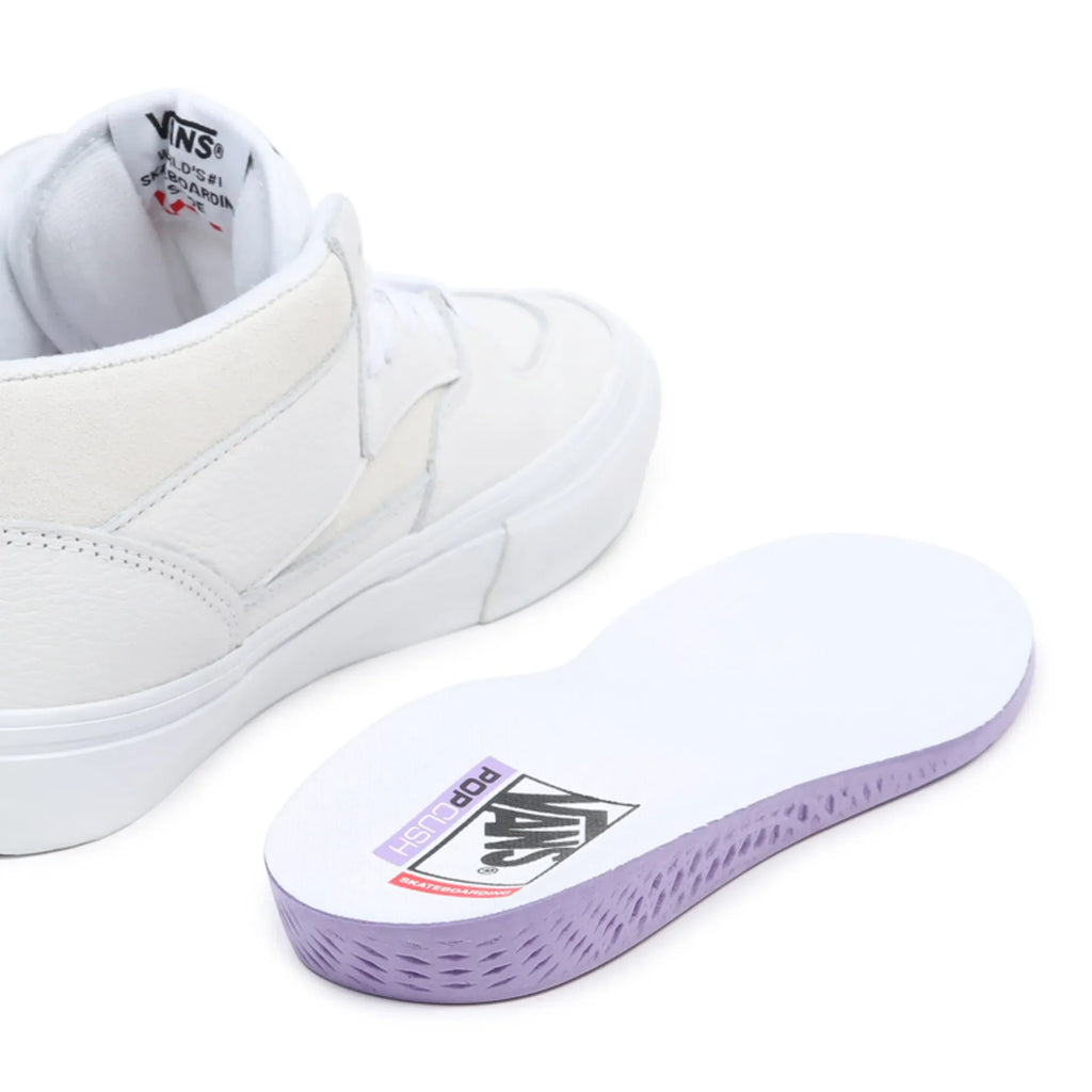 VANS Skate Half Cab DAZ WHITE/WHITE Cipő kép 9