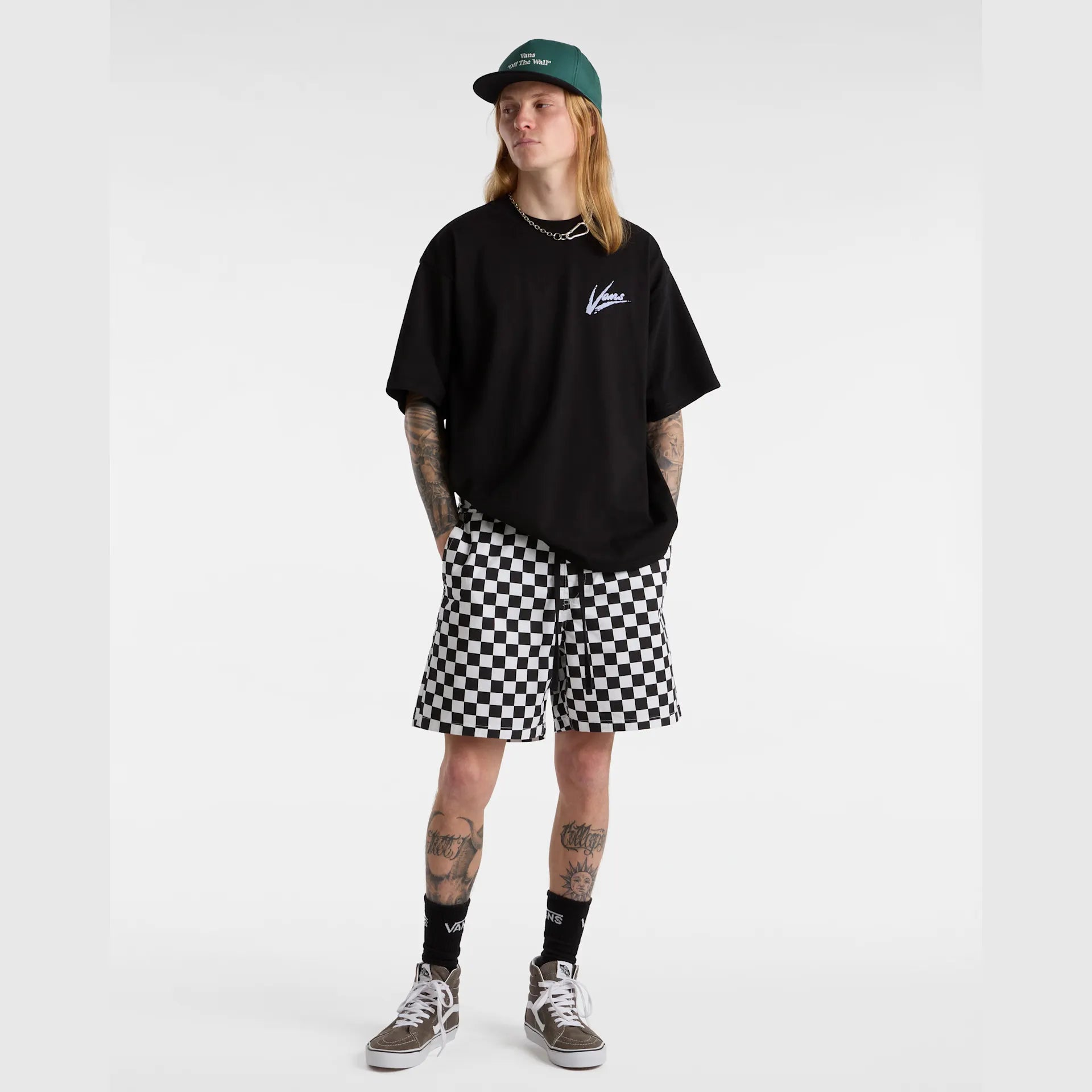 VANS RANGE RELAXED ELASTIC SHORT CHECKERBOARD Rövidnadrág kép 5