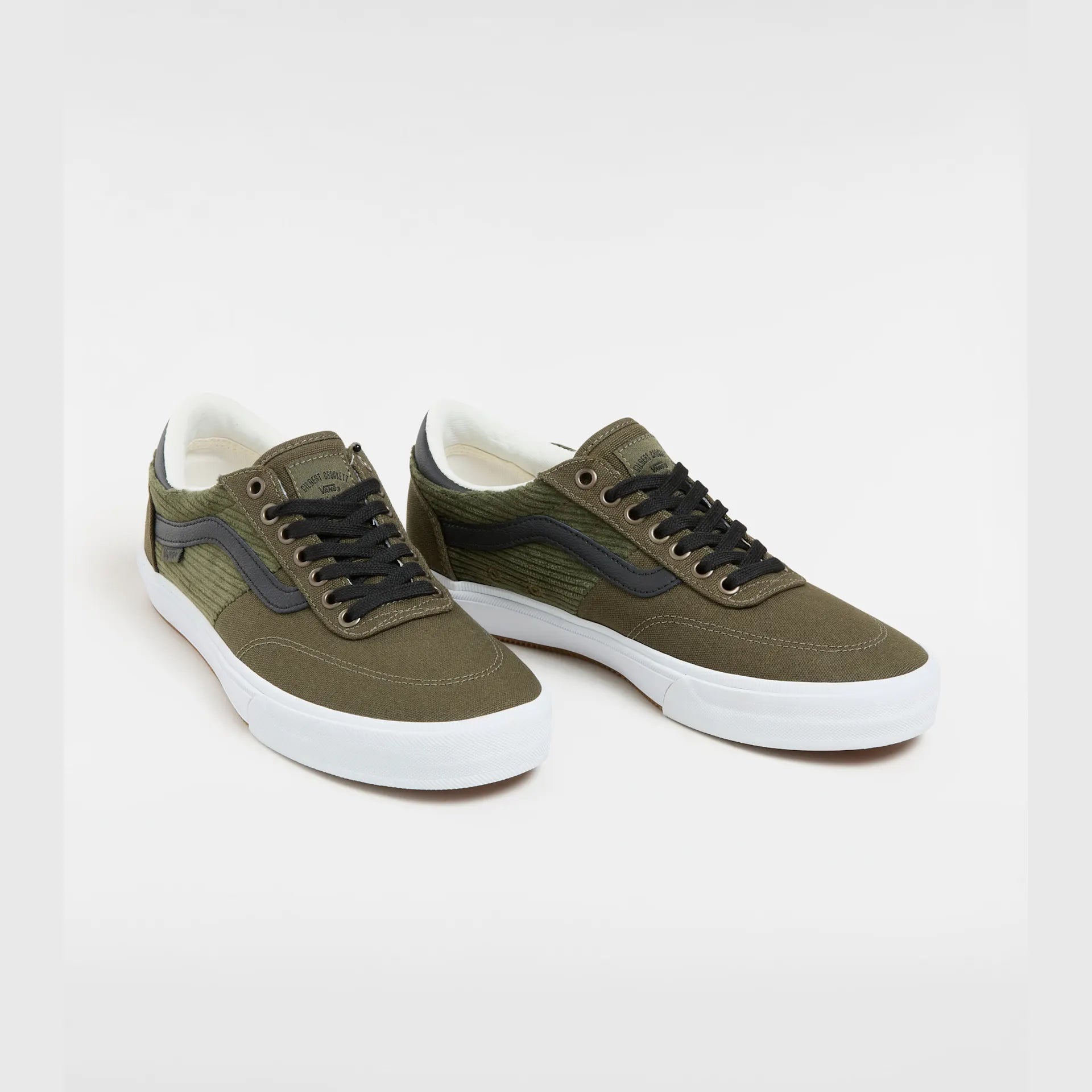 VANS MN Gilbert Crockett CORDUROY OLIVE/BLACK kép 2
