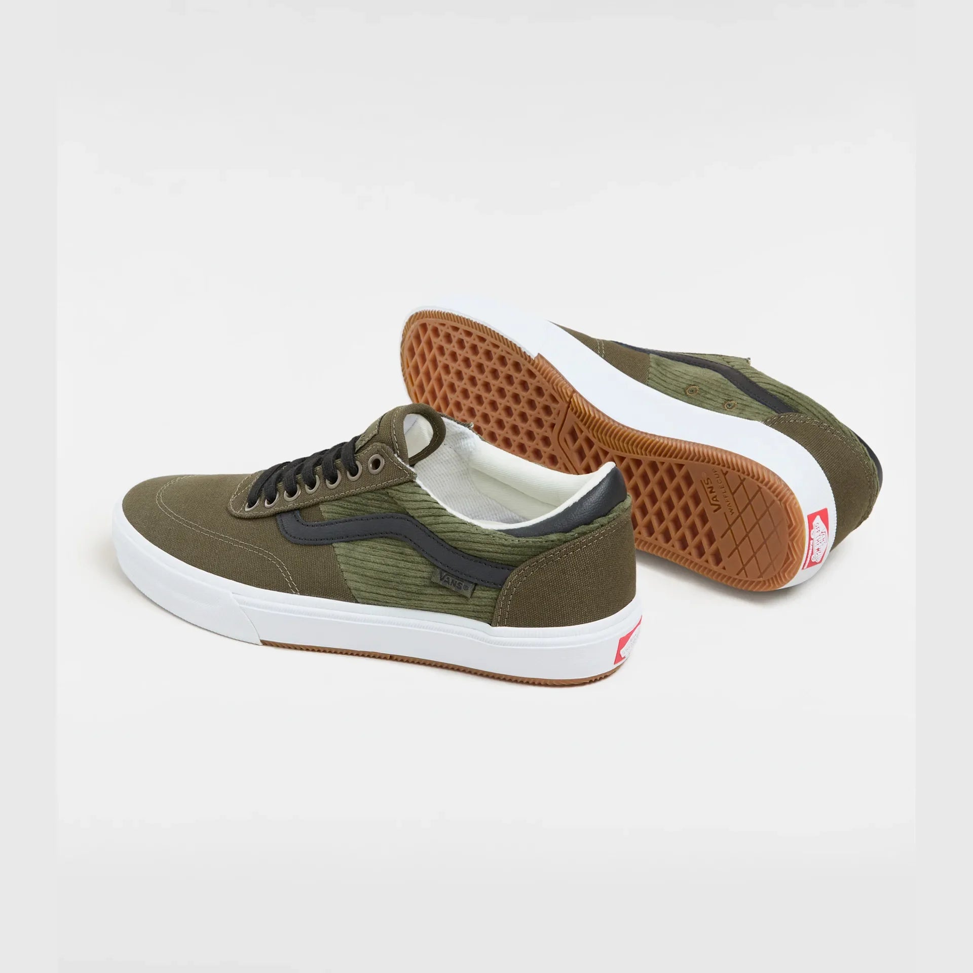 VANS MN Gilbert Crockett CORDUROY OLIVE/BLACK kép 3