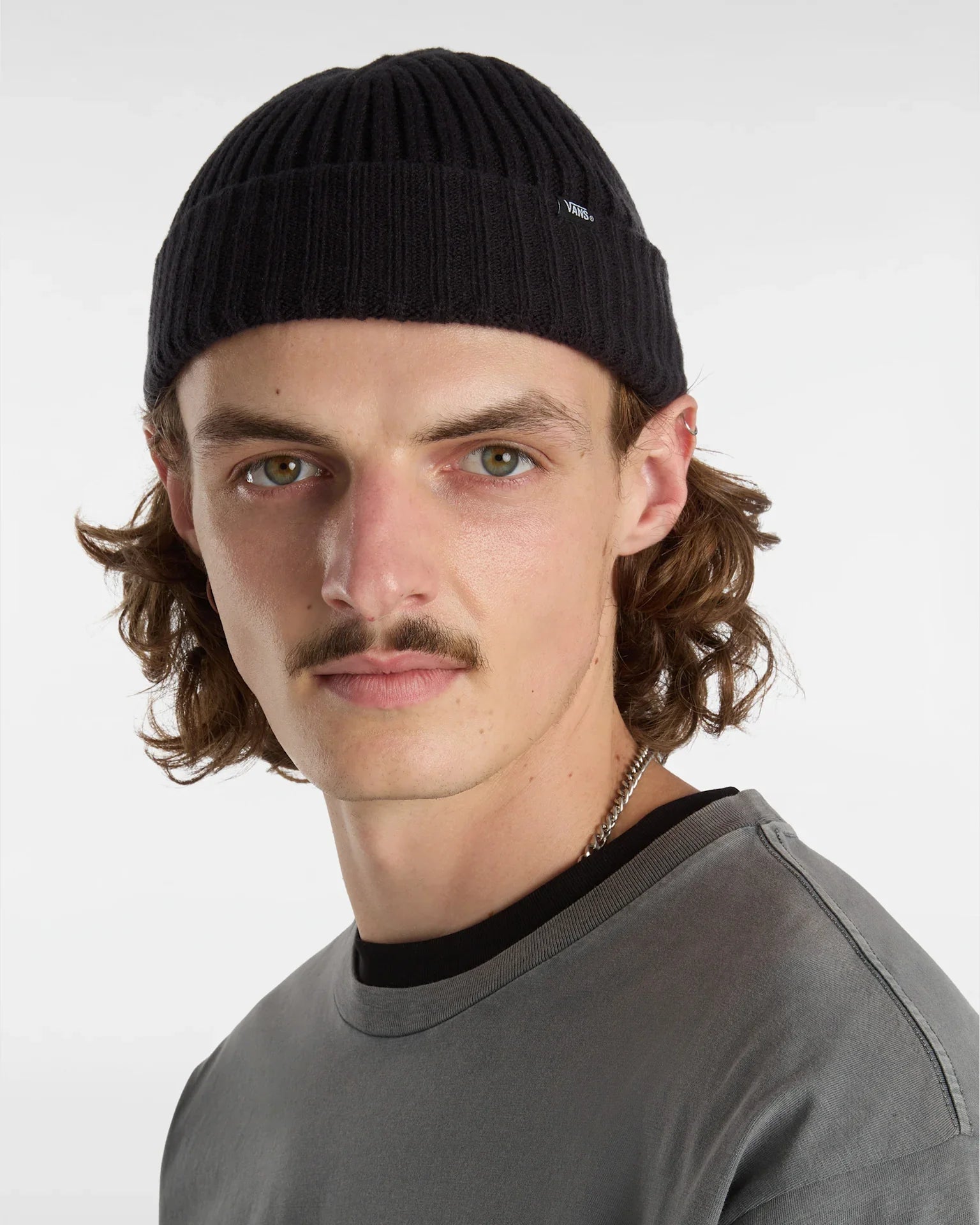 VANS MN Vans Shallow Cuff Beanie Black kép 4