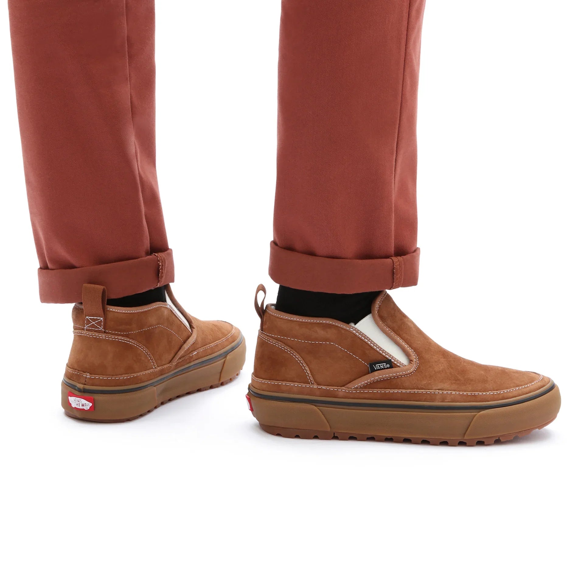 VANS UA Mid Slip MTE-1 chipmunk/gum/suede kép 3