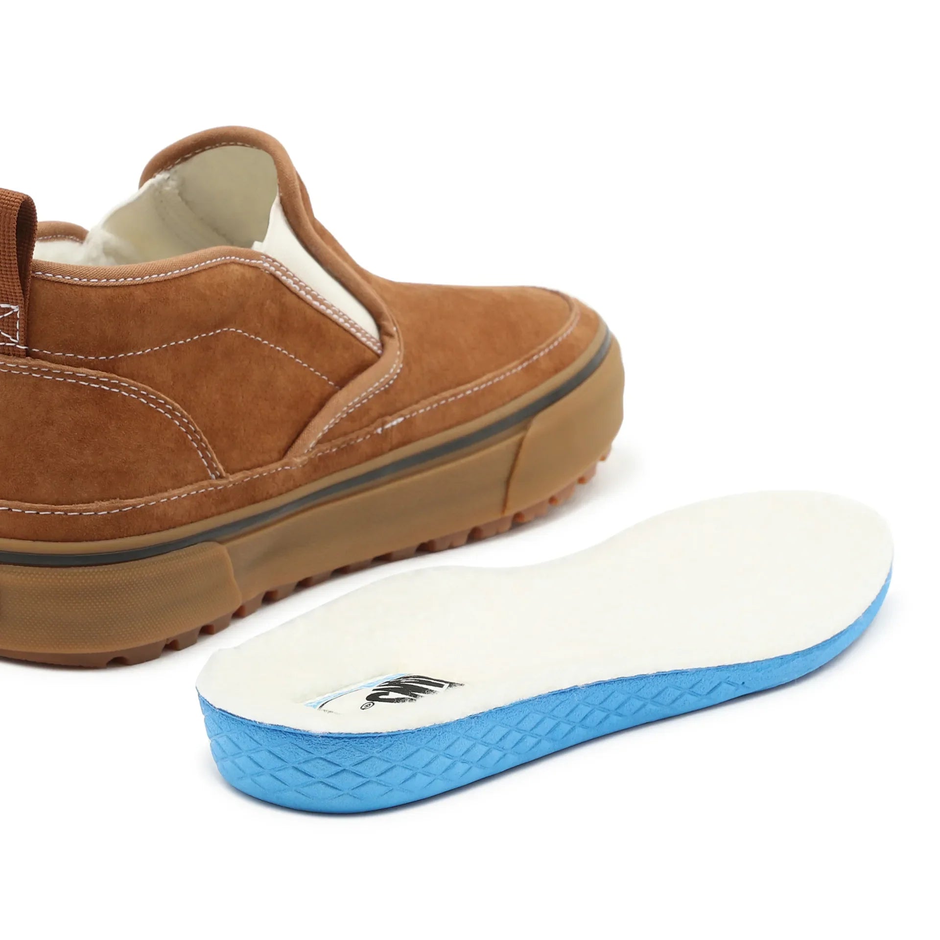 VANS UA Mid Slip MTE-1 chipmunk/gum/suede kép 9