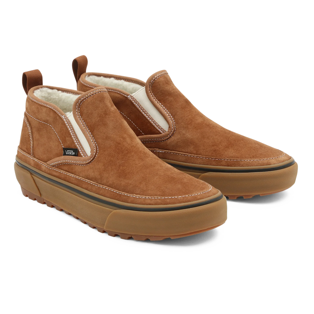 VANS UA Mid Slip MTE-1 chipmunk/gum/suede kép 1