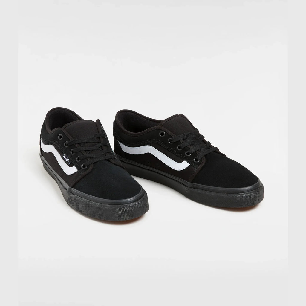VANS MN Chukka Low Sidestripe BLACK/BLACK/WHITE kép 2