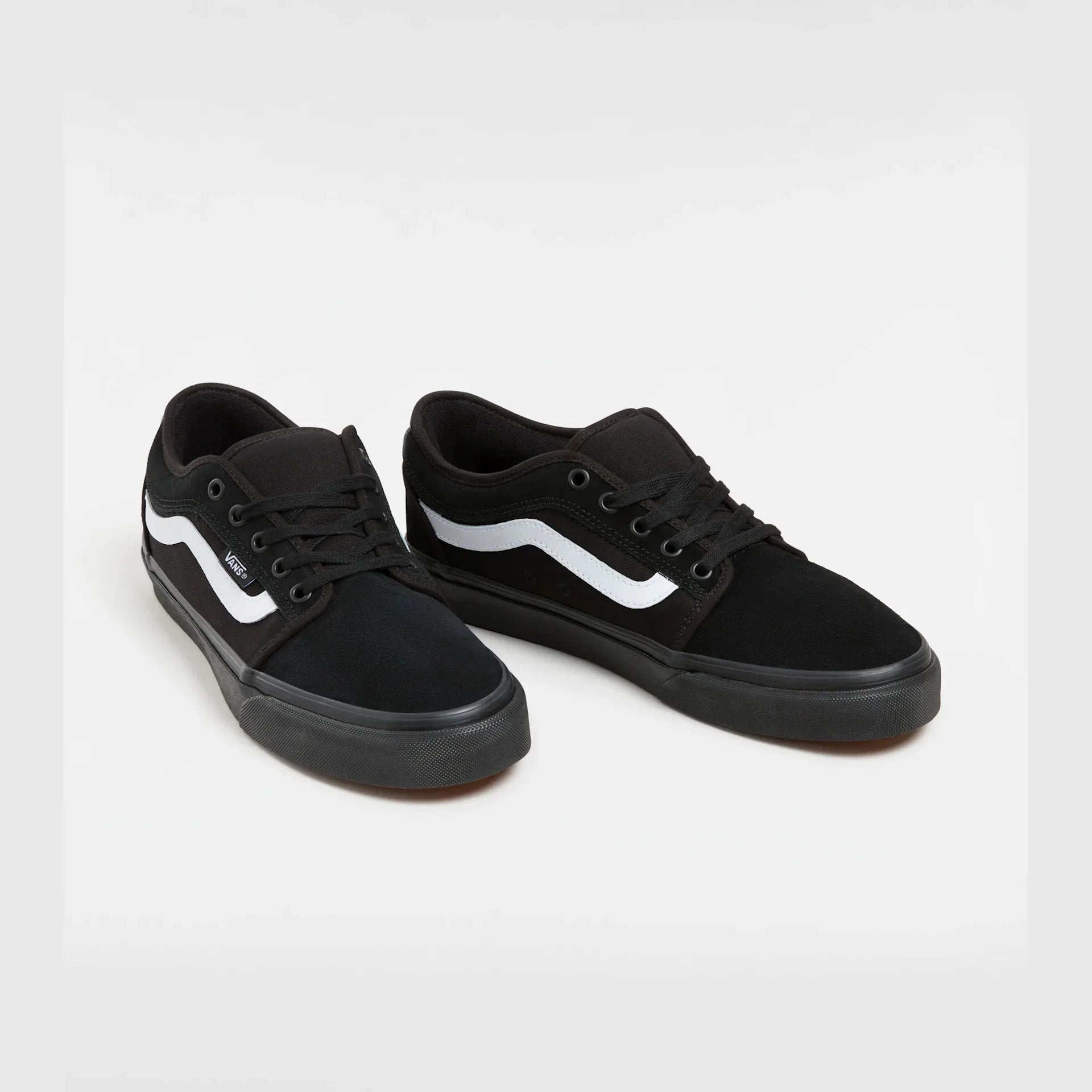 VANS MN Chukka Low Sidestripe BLACK/BLACK/WHITE kép 2
