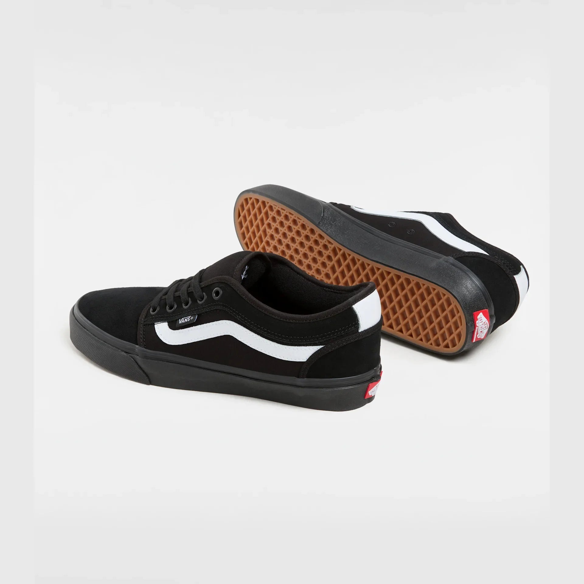 VANS MN Chukka Low Sidestripe BLACK/BLACK/WHITE kép 3