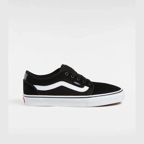 VANS Skate Chukka Low Sidestripe BLACK/WHITE Cipő kép 1