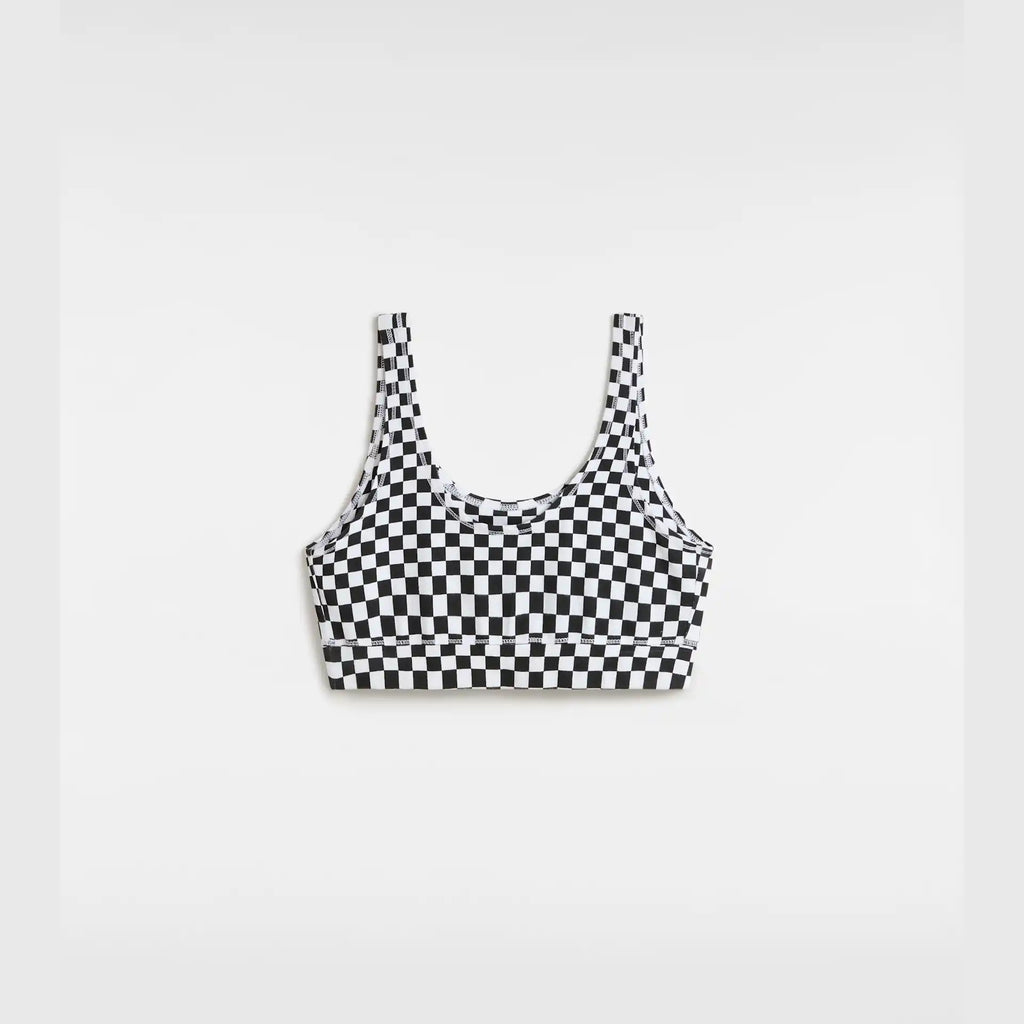 VANS WM FLYING V PRINT BRA FLYING V Black/White Checkerboard kép 2