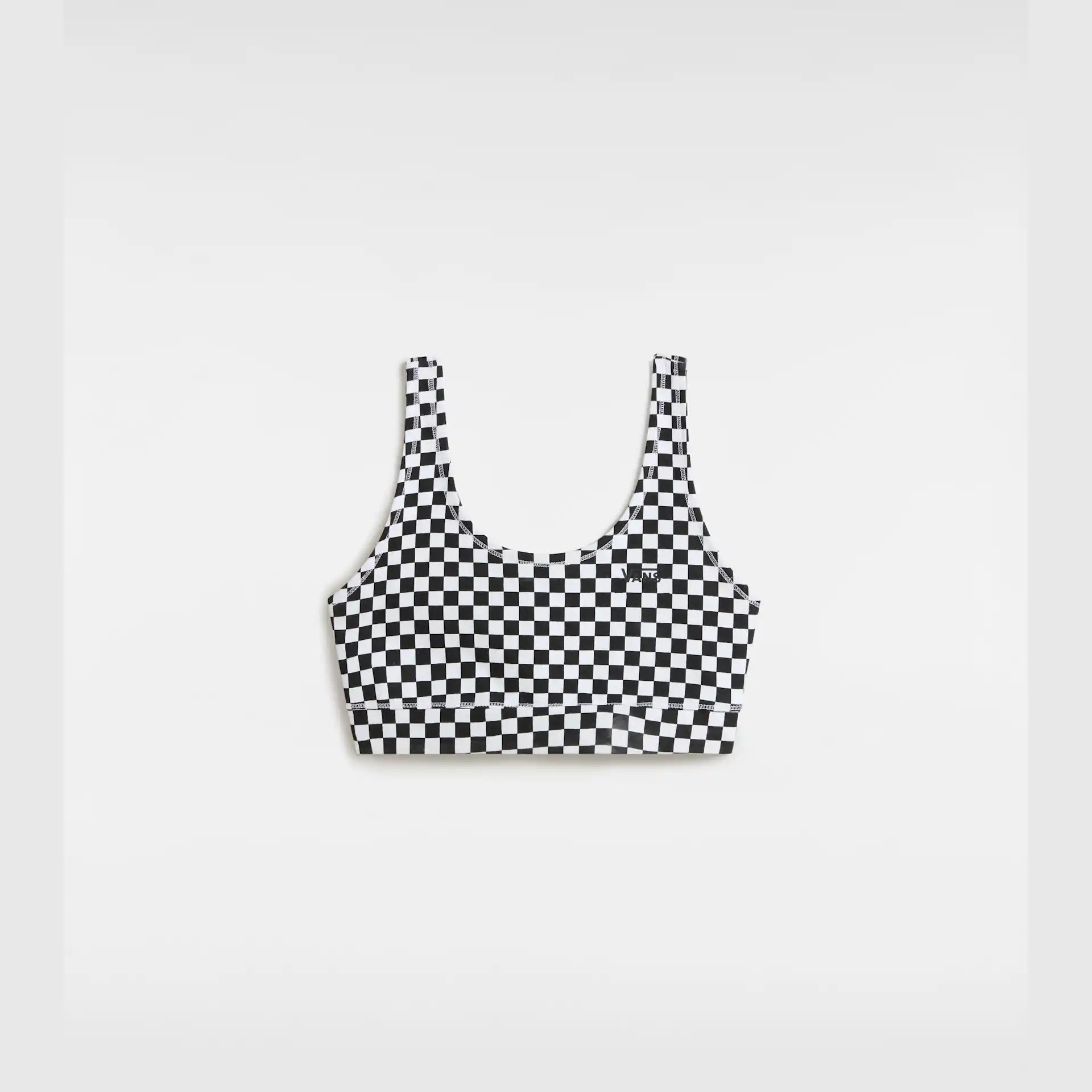 VANS WM FLYING V PRINT BRA FLYING V Black/White Checkerboard kép 1