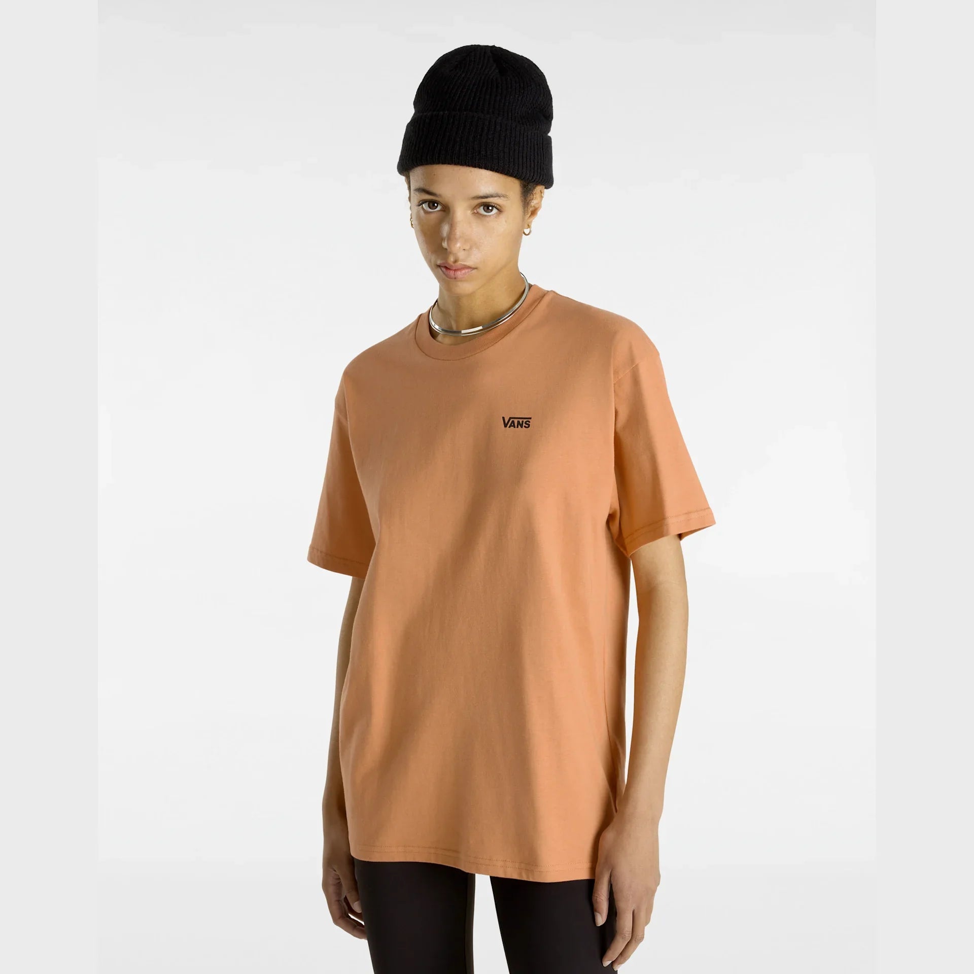 VANS LEFT CHEST LOGO TEE EM CARNELIAN kép 3