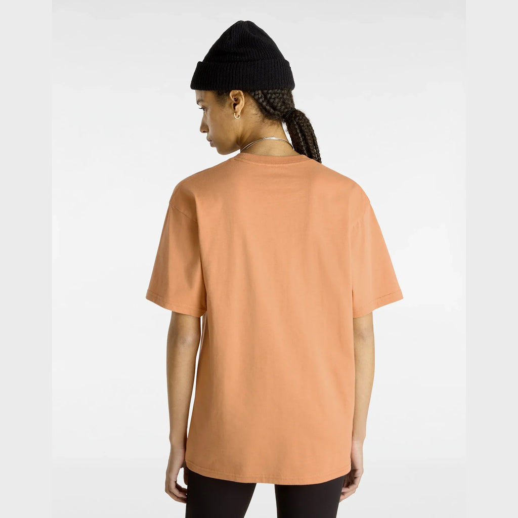 VANS LEFT CHEST LOGO TEE EM CARNELIAN kép 4
