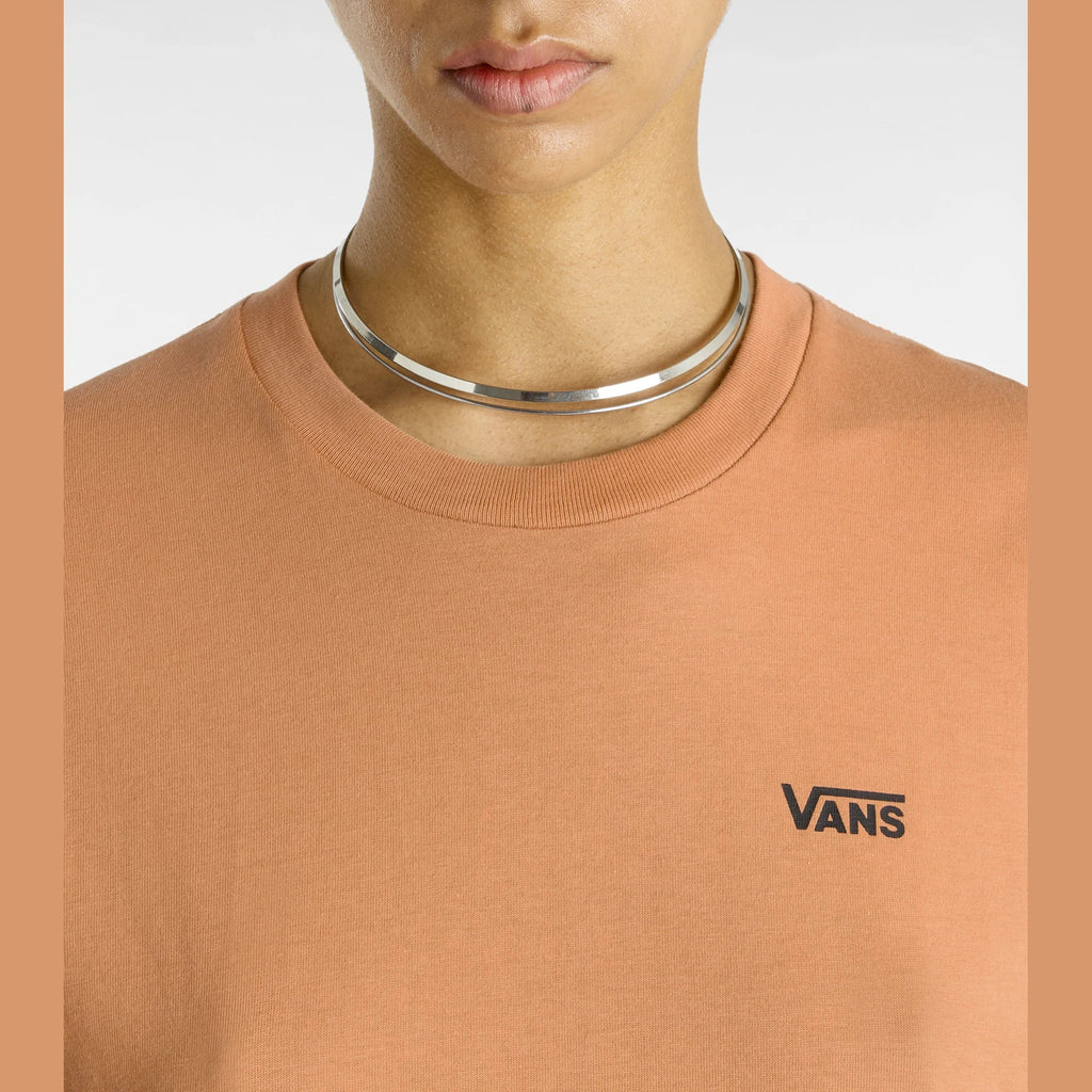 VANS LEFT CHEST LOGO TEE EM CARNELIAN kép 6