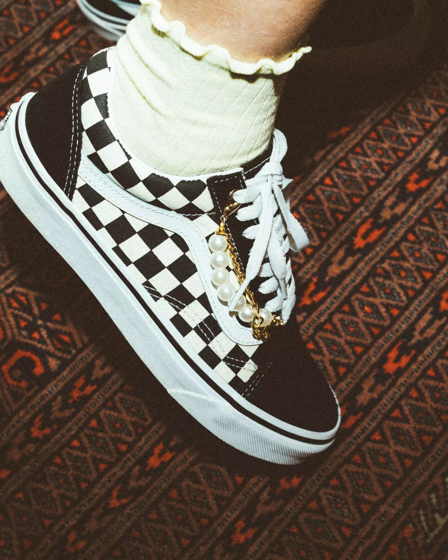 VANS UA Old Skool Pearl Charm Cipő VNA38G1P0S1PR - 1