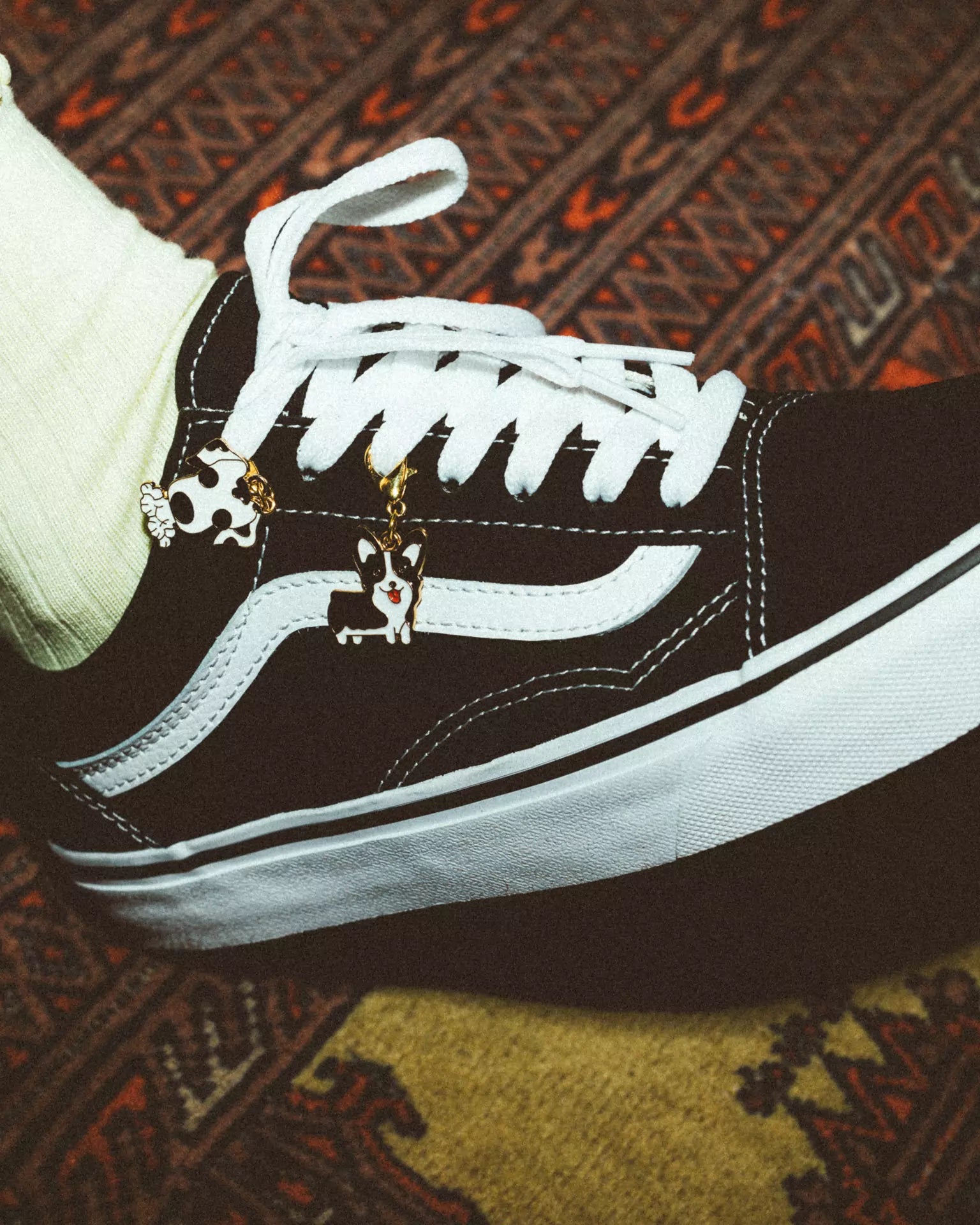 VANS UA Old Skool Pet Charm Cipő VND3HY281PTC - 5
