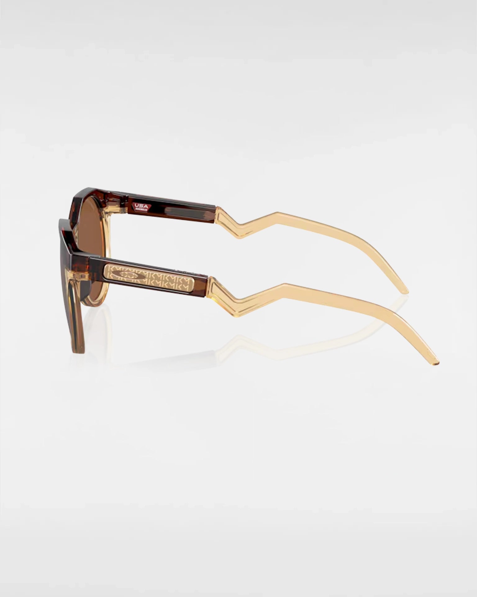 OAKLEY HSTN DARK AMBER/LIGHT CURRY Napszemüveg 0OO924292420752 - 2