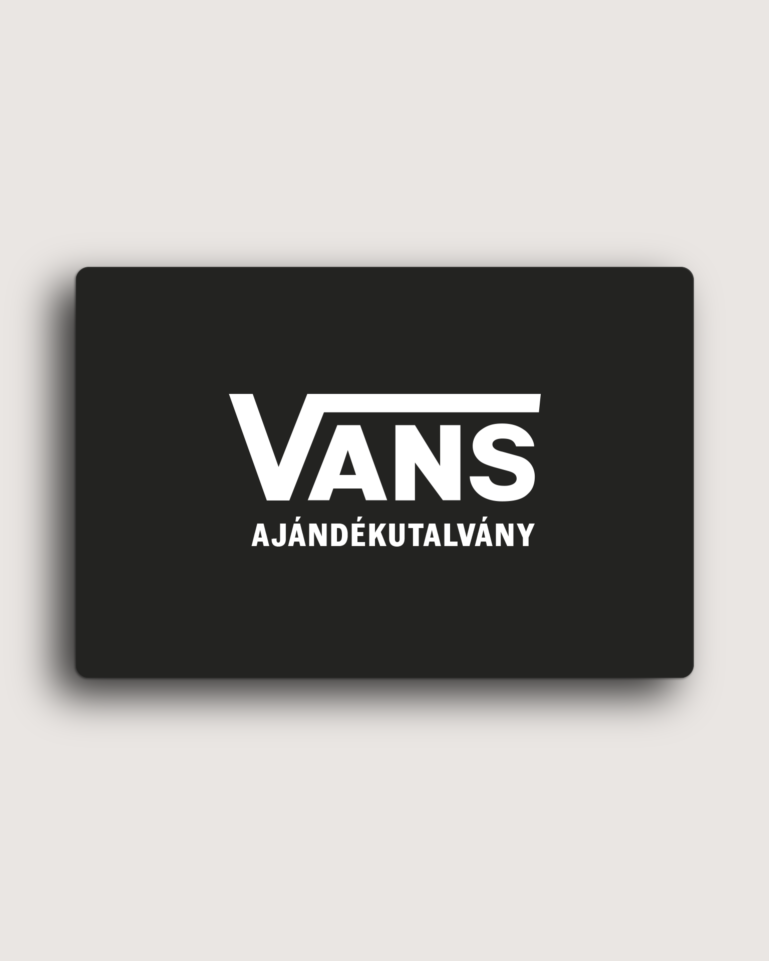 Vans ajándékutalvány