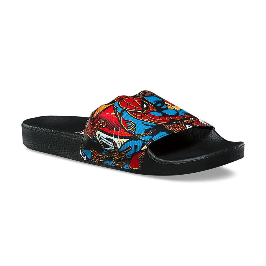 Spiderman slides vans outlet