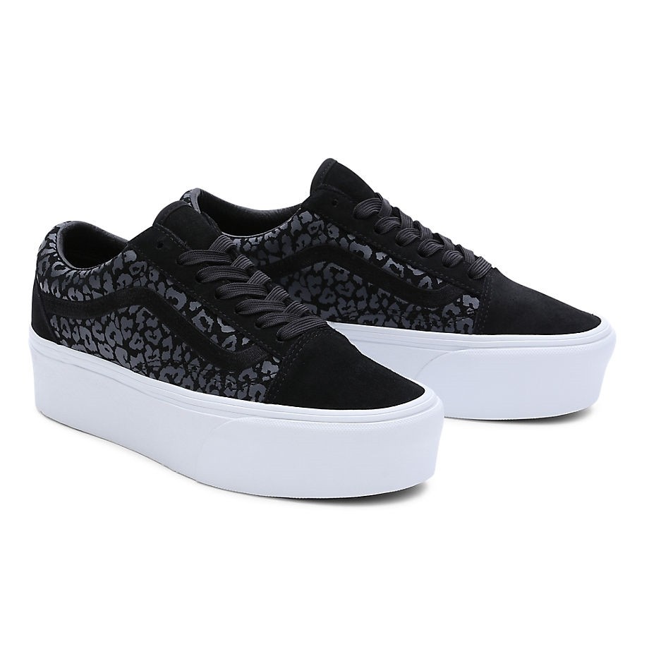 Vans platform leopard cheap