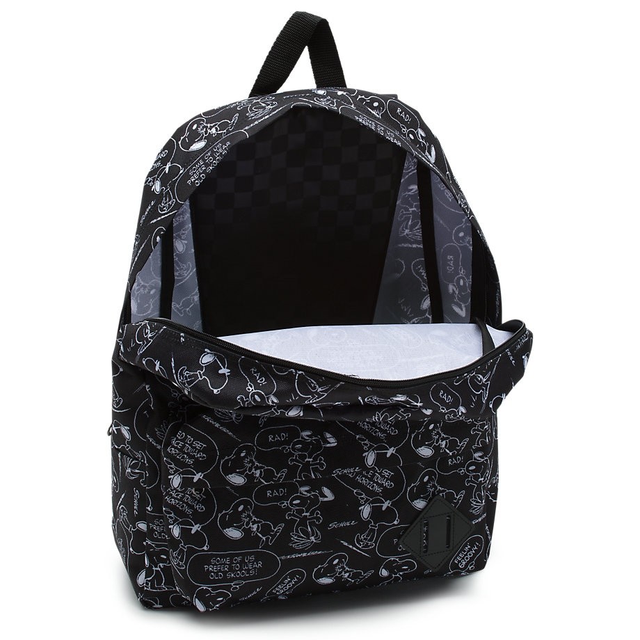 Vans x peanuts old skool ii black backpack on sale