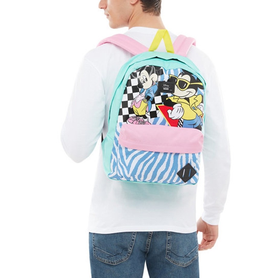 vans old skool mickey mouse backpack