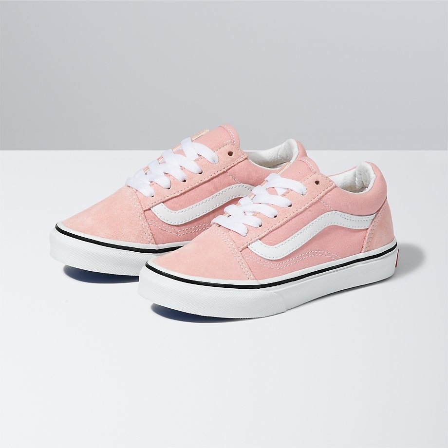 Vans old skool zips whisper pink top