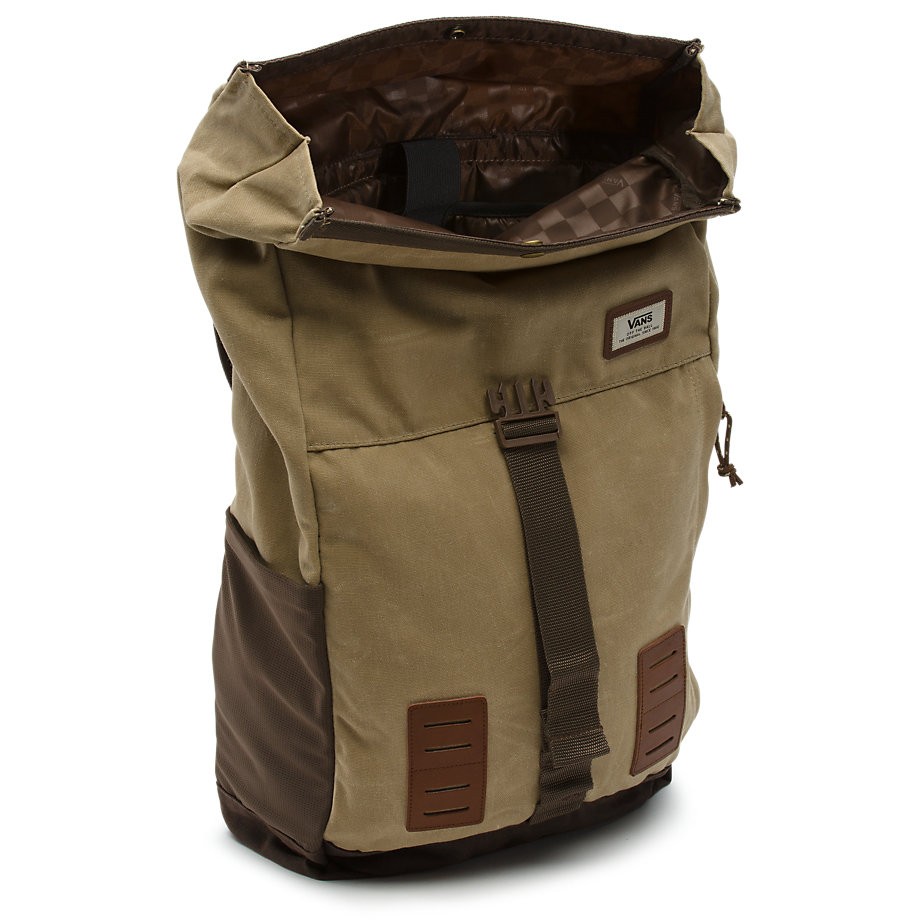 Vans plot roll top backpack 2025