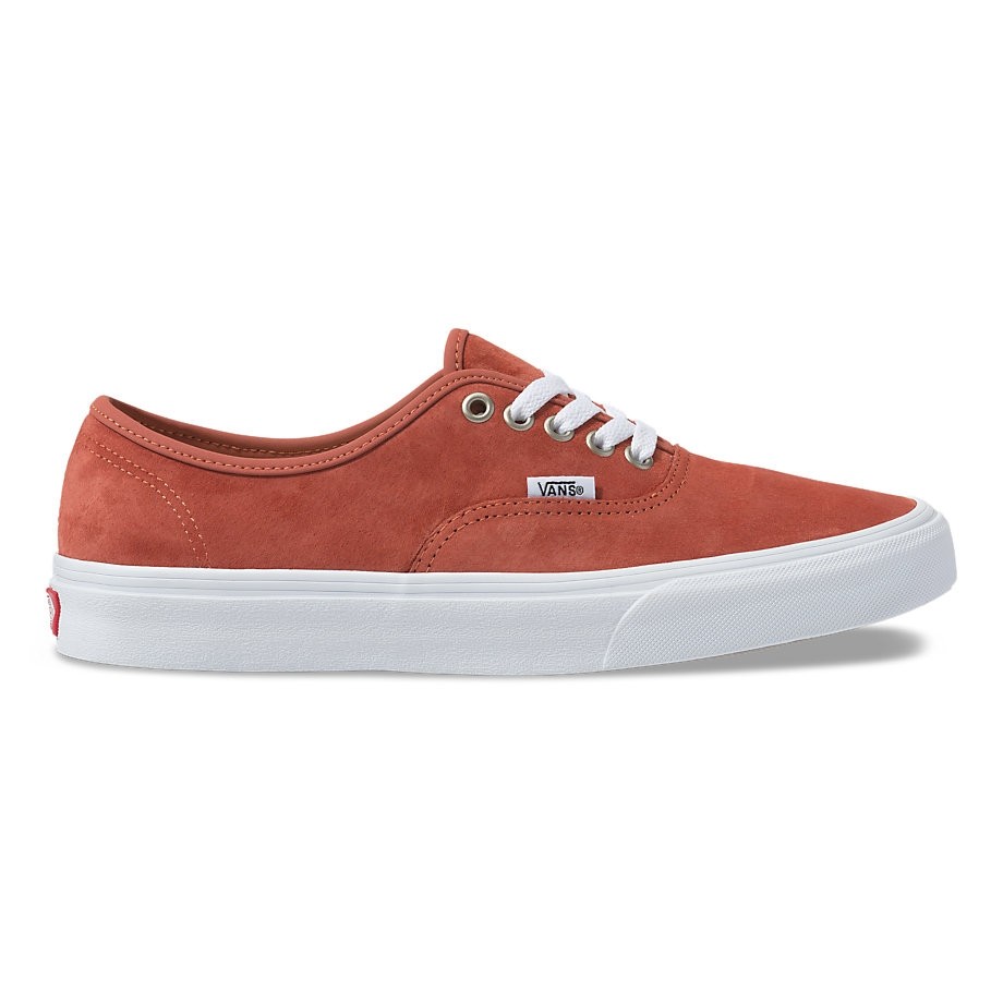 vans authentic burnt brick