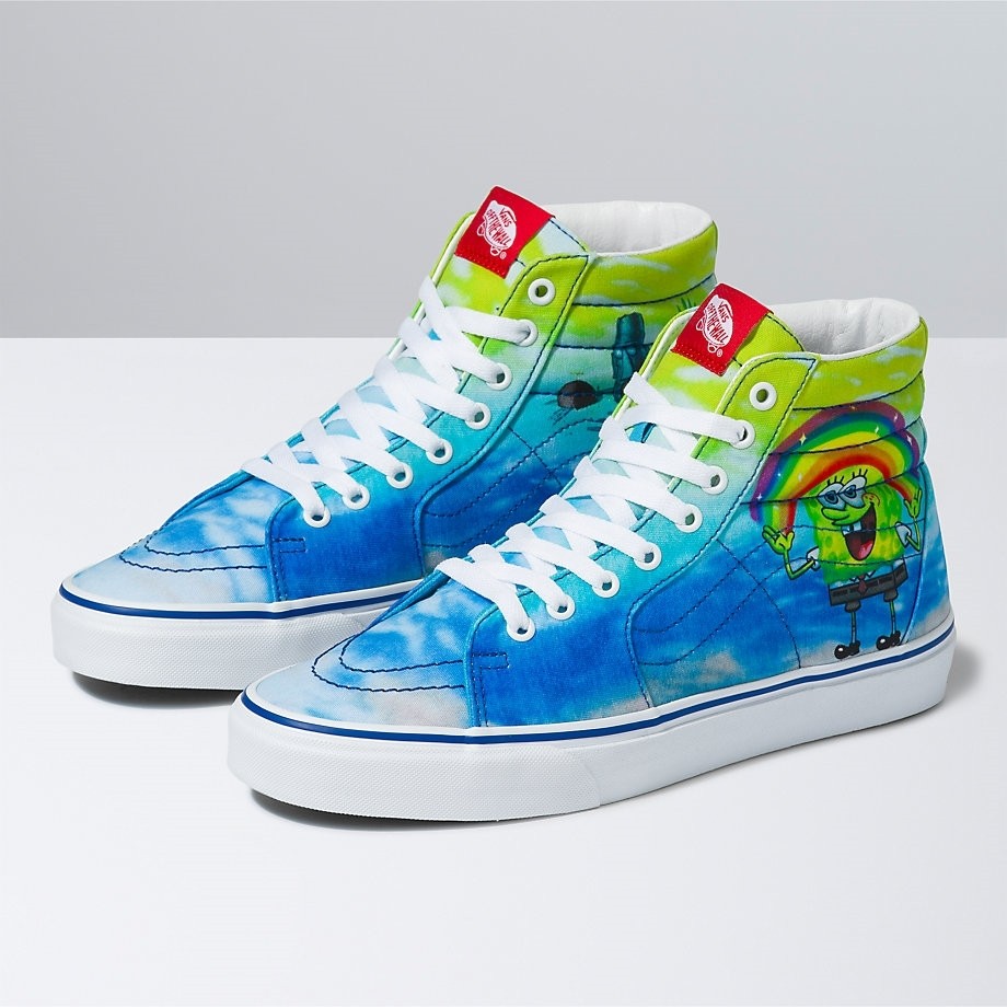 Teal vans sk8 best sale hi