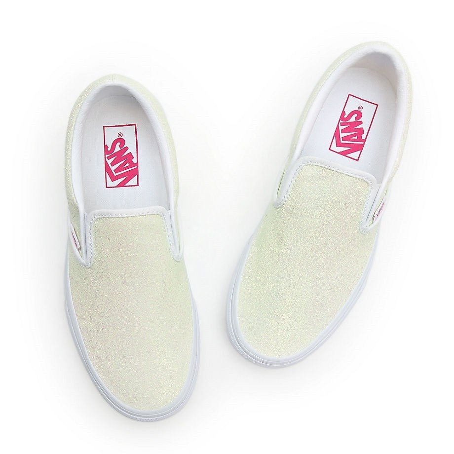 Tan slip on vans top