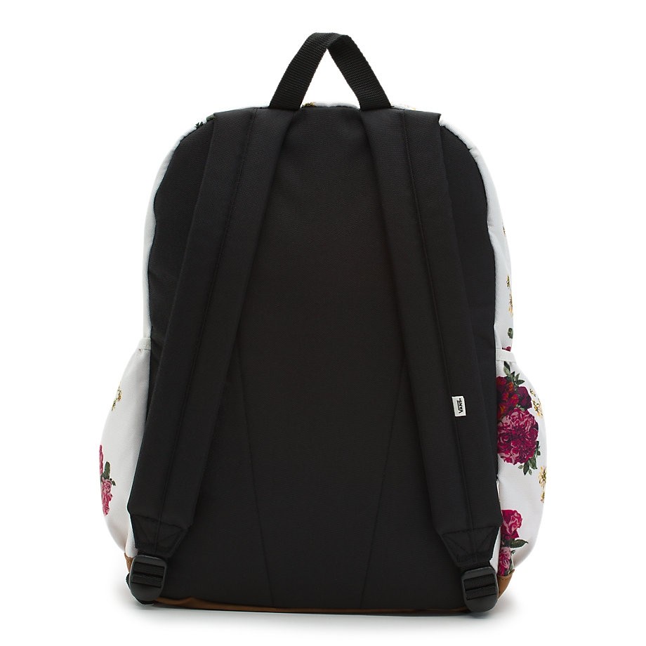Vans realm plus backpack botanical floral on sale