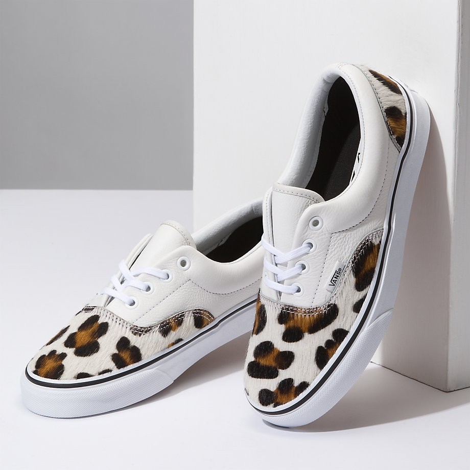 Vans era calf hair leopard discount