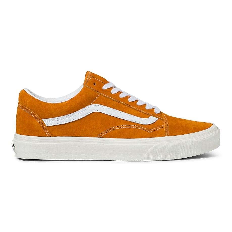 Tan suede online fleece vans